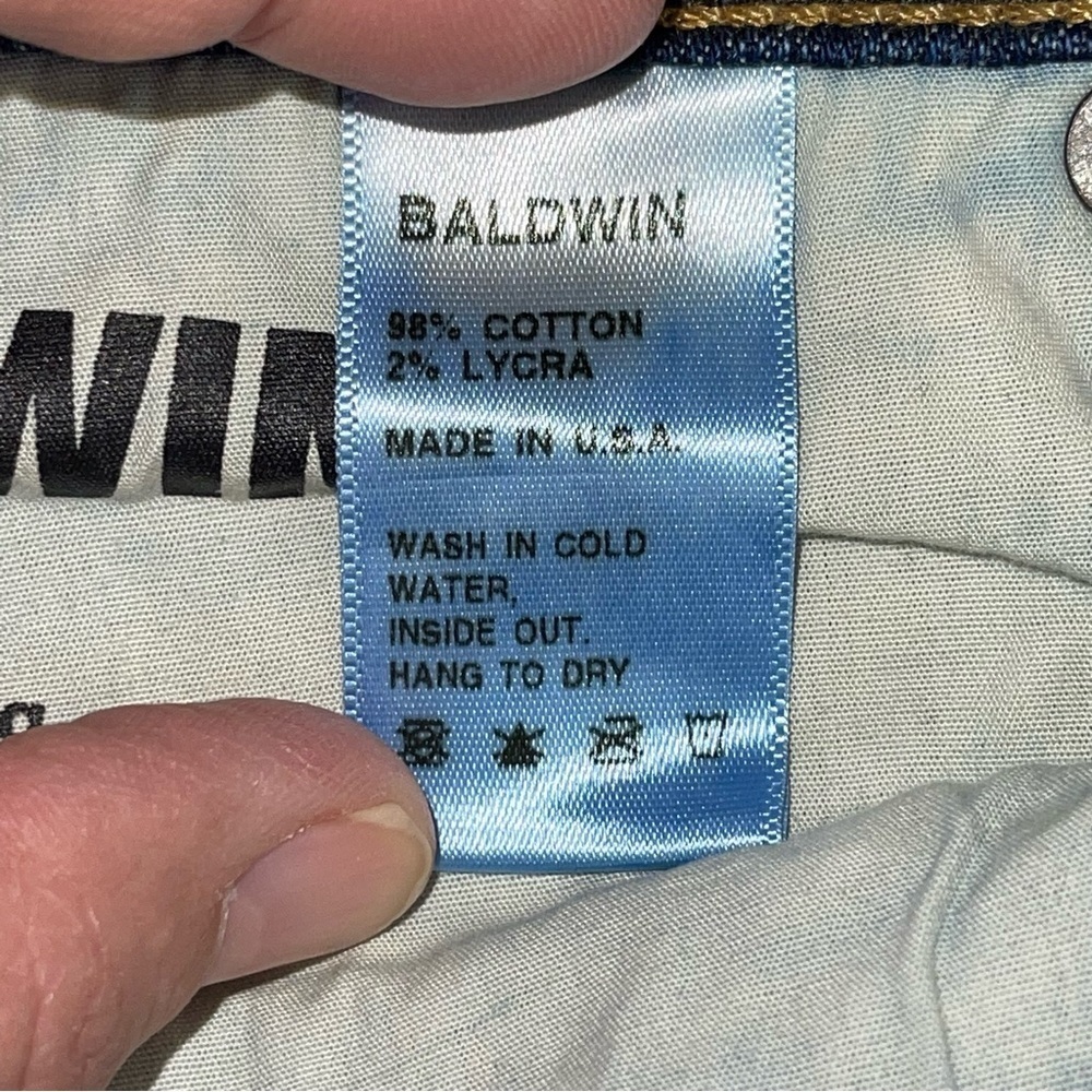 Baldwin Men’s Jean The Reed Straight Leg Jean 31x31 - Picture 9 of 16